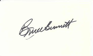 Bruce Bennett autograph