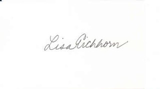 Lisa Eichhorn autograph