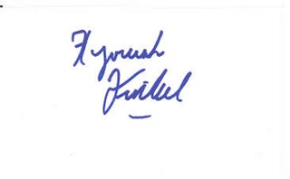 Fyvush Finkel autograph