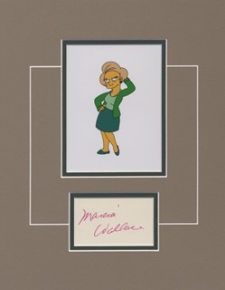 Marcia Wallace as Miss Krabappel autograph