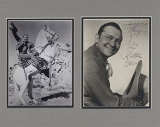 Tex Ritter autograph