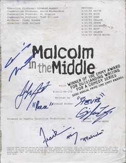 Malcolm In The Middle autograph