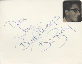 Bill Bixby autograph