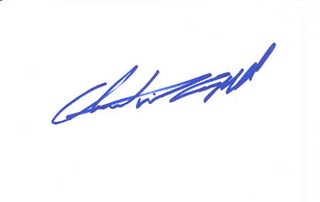 Christian Campbell autograph