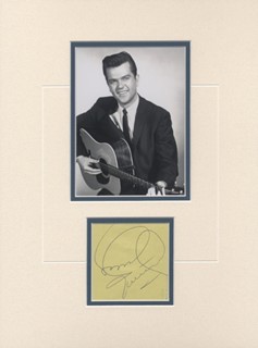 Conway Twitty autograph