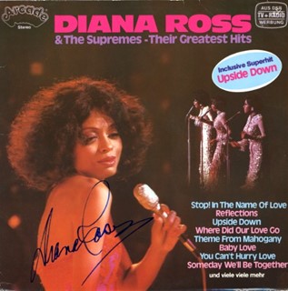 Diana Ross autograph