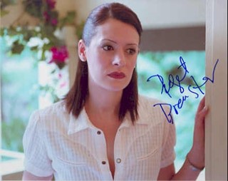 Paget Brewster autograph