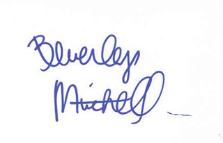 Beverley Mitchell autograph