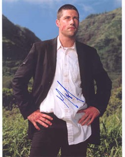 Matthew Fox autograph