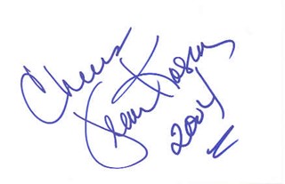 Jean Kasem autograph