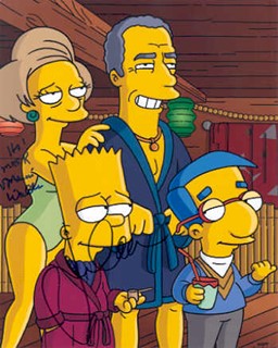 The Simpsons autograph
