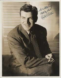 Robert Preston autograph