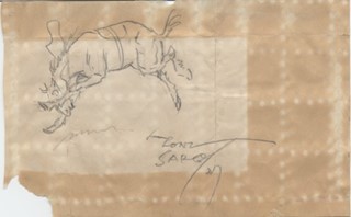 Tony Sarg autograph