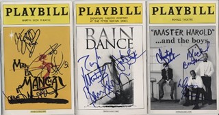 Signed Playbill Collection  autograph