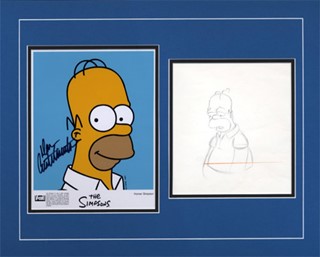 Homer Simpson autograph