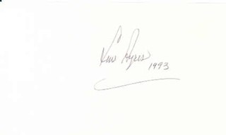 Lew Ayres autograph