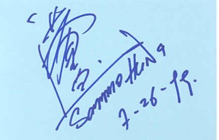 Sammo Hung autograph