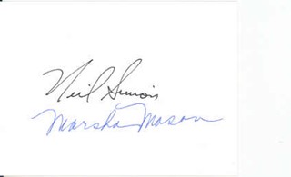 Simon & Mason autograph
