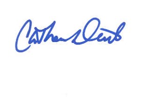 Catherine Dent autograph