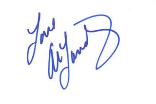 Ali Landry autograph