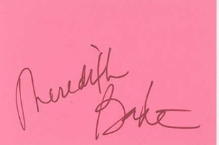 Meredith Baxter autograph
