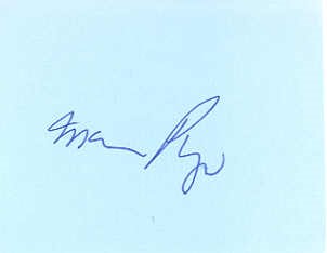 Mario Puzo autograph