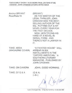 John Grisham autograph