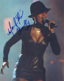 Mary J. Blige autograph