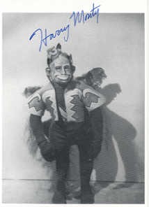 Harry Monty autograph