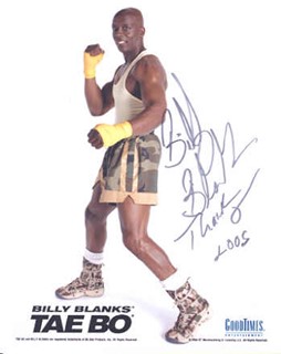 Billy Blanks autograph
