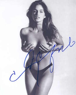 Cindy Crawford autograph