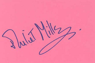 Juliet Mills autograph