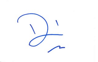 David Caruso autograph