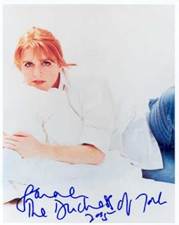Sarah Ferguson autograph