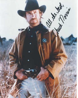 Chuck Norris autograph
