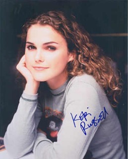 Keri Russell autograph