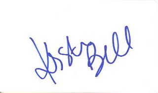 Kristen Bell autograph