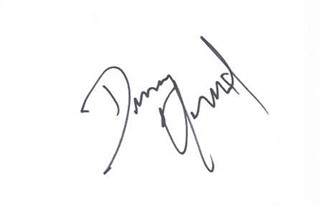 Dennis Quaid autograph