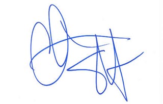 Christian Slater autograph