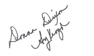 Donna Dixon autograph