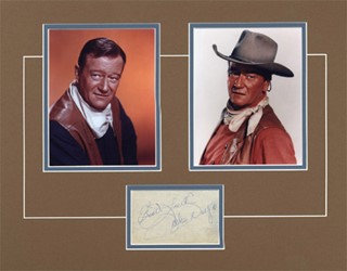 John Wayne autograph
