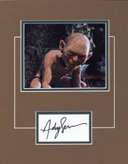 Andy Serkis as Gollum autograph