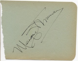 Margaret Truman autograph