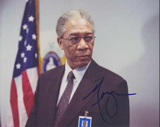 Morgan Freeman autograph