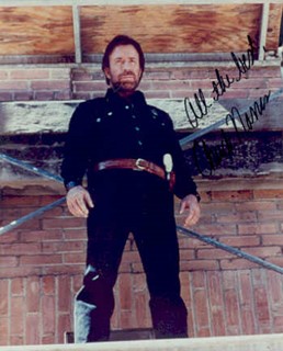 Chuck Norris autograph
