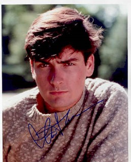 Charlie Sheen autograph
