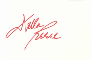 Della Reese autograph