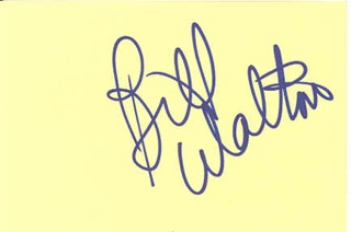 Bill Walton autograph