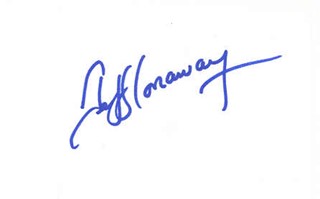 Jeff Conaway autograph