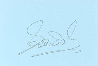 Eddie Fisher autograph